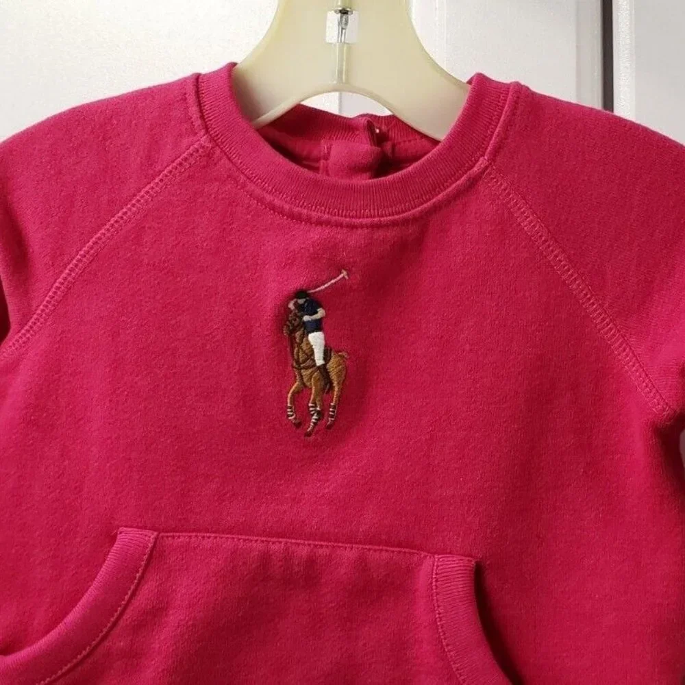 Ralph Lauren Girls Blouse  Size: 12 Months  Long Sleeve  Pink